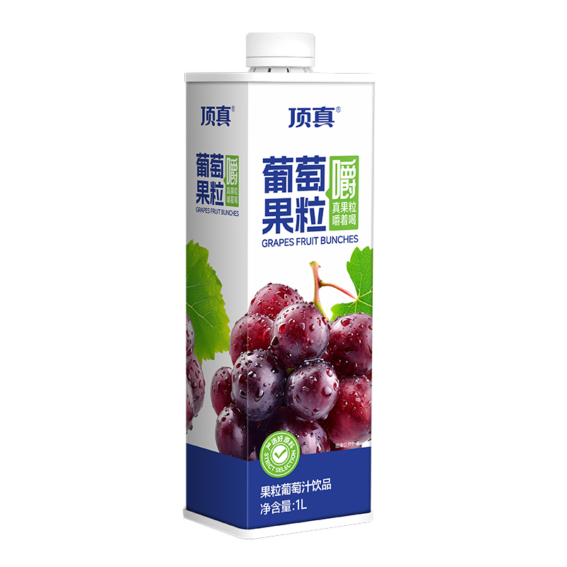 1升紙盒葡萄粒果汁飲品